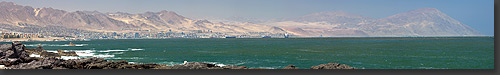 panoramic photo: city of Antofagasta, Chile