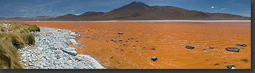 photo: panorama of Laguna Colorada