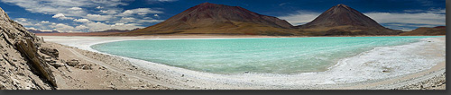 panoramic view of Laguna Verde